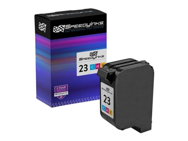 HP Speedy Inks Remanufactured Ink Cartridge Replacement for HP 23 C1823D (Tri-Color) Compatible with Printers 145 155 170 270 1120C 1120cxi R40 700...