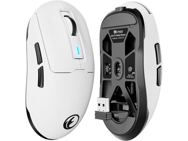 G59 2.4G/BT/Wired Wireless Gaming Mouse, Rechargeable USB Type-C Wireless Game Mouse, 6 Adjustable DPI, Max 8000 DPI, 60g Lightweight, 6...