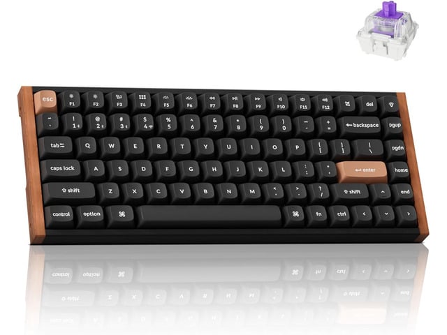 Keychron K2 HE Rapid Trigger Wireless Custom Keyboard with Hall Effect Gateron Double-Rail Magnetic Switch, QMK 2.4 GHz Bluetooth 5.2 RGB...