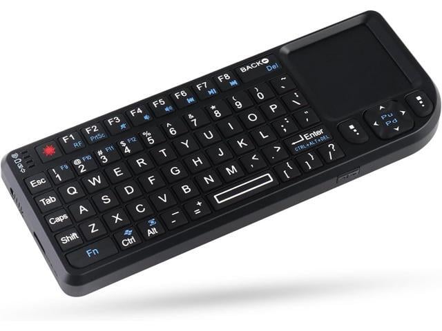 HP 125 Keyboard with Touchpad Mouse, 69 Keys USB Keyboard, 3-in-1 Multifunction -100-RF for PC/Tablets/TV//Smartphones