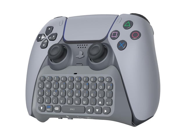 Wireless Controller Keyboard for PS5/PS5 Pro, Bluetooth 3.0Mini Portable Gamepad Chatpad with Built-in Speaker & 3.5MM Audio Jack for PS5/PS5 Pro...