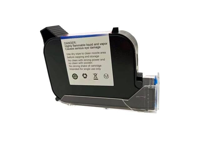 42ML Inkjet White Color Quick Dry Ink Cartridge Work for ZFM6 12.7mm/0.5inches Portable Handheld Printer Labeler