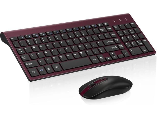 cimetech EasyTyping KF10 Wireless Keyboard and Mouse Combo, [Silent Scissor Switch Keys][Labor-Saving Keys] Ultra Slim Wireless Computer Keyboard...