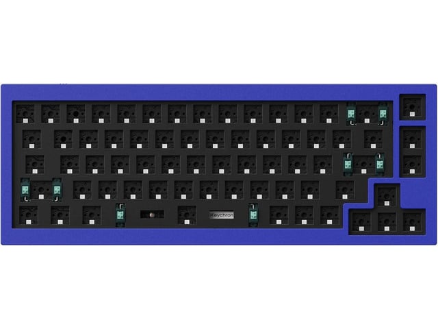 Keychron Q2 Custom Mechanical Keyboard Full Aluminum Wired Barebone Version, QMK/VIA Programmable Macro, Compatible with Mac Windows Linux,...