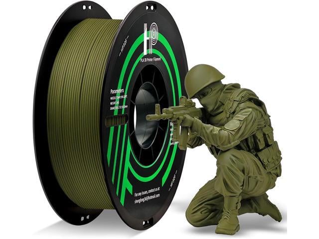 HP HP3DF PLA Filament, Matte PLA, 3D Printer Filament, PLA Filament 1.75mm Dimensional Accuracy +/- 0.02mm, 1KG Spool (2.2 lbs), Fit Most FDM Printer...