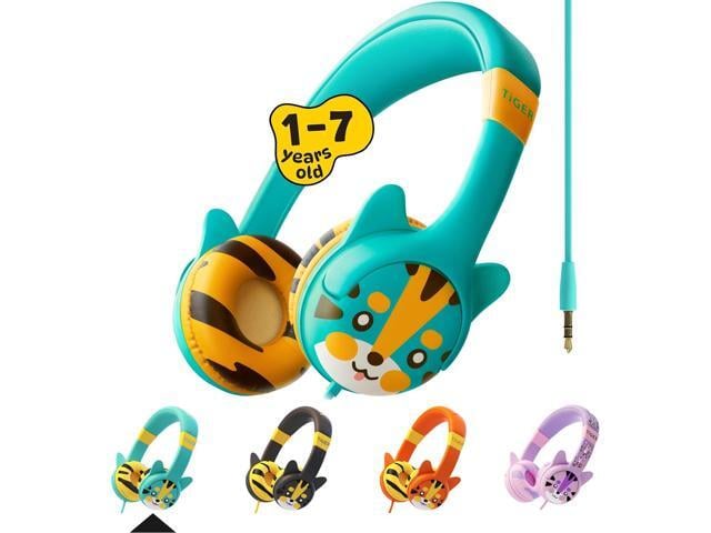 Kidrox Wired Toddler Headphones for 1-7 Years Old 85dB Volume Limited Baby Headphones for Plane and Car Travel Children Headset for Airplane,...