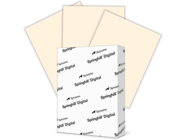Springhill 8.5 x 14 Ivory Copy Paper, 24lb Bond/60lb Text, 89gsm, 500 Sheets (1 Ream) Colored Printer Paper with Smooth Finish Versatile and...