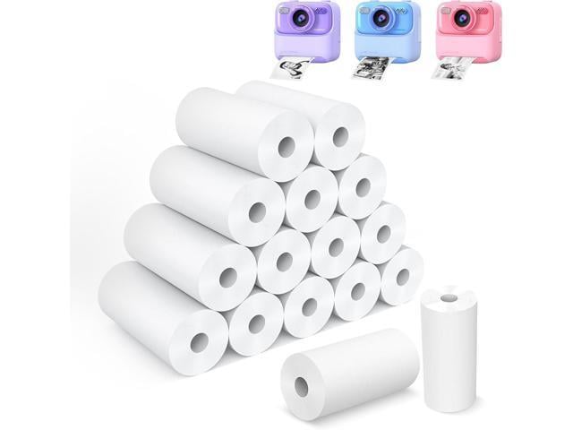 16 Rolls Thermal Print Paper for Kids Instant Print Camera Compatible with ESOXOFFER/Dylanto/Cimizi/Himont Kids Print Camera, Photo Printer HD...