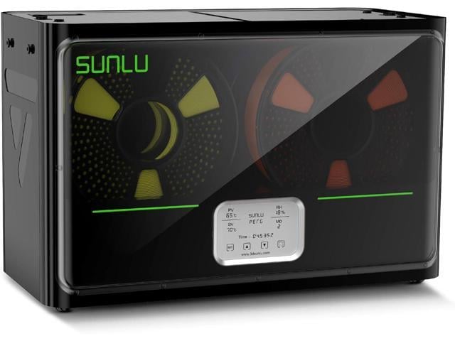 Intel SUNLU Official 3D Printer Filament Dryer S4, 4 Spools Capacity, Upgraded 3 Circulation Fans, 350W PTC Heater, 70 Max Temperature, Intelligent...