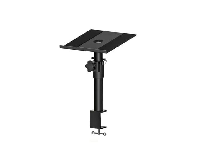 Desktop Speaker Stand Adjustable Height Clamp Mount For Studio-Grade Platform For Studio Monitors Computer Speakers