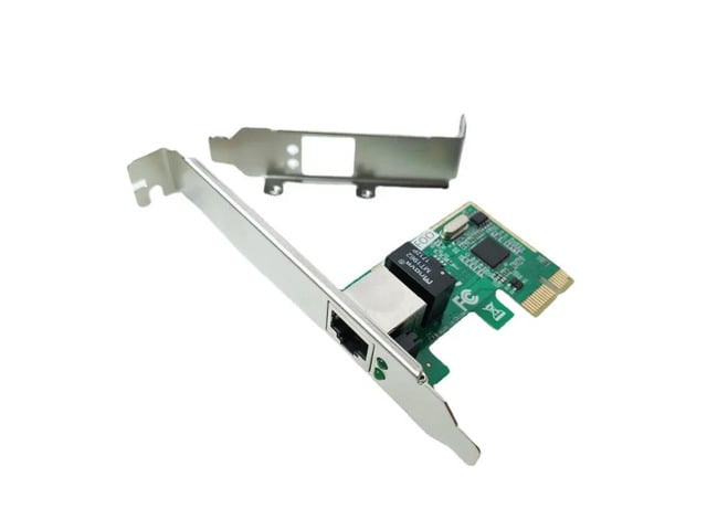 Low Full Bracket Gigabit Ethernet LAN PCI Express PCI-e 1000Mbps Desktop Computer ITX ATX mATX Host Case RJ45 Network Card
