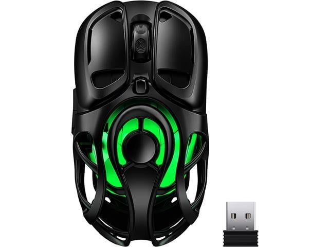 YPBDAN Wireless Gaming Mouse, Tri-Mode 2.4G/USB-C/Bluetooth 5.3 RGB Wireless Mouse, 10000 DPI, 60Hrs Battery, Ultra-Light Ergonomic Design,...