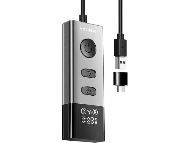 Vaydeer S5 Pro Mouse Jiggler with APP, Metal USB Mouse Mover with Remote Control and Timer Function,Simulate Movement to Prevent The Computer from...