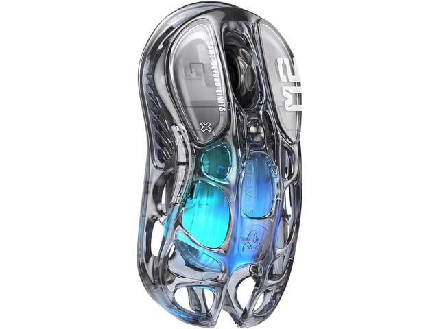 GravaStar Mercury M2 Wireless Gaming Mouse with 26,000 DPI, PAW3395DM Sensor -79g Lightweight Hollowed-Out Design -5 Programmable Buttons -5...