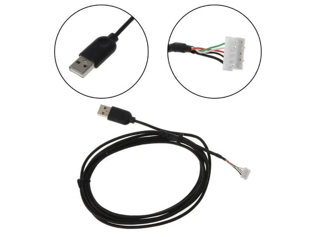 USB Mouse Cable Cord PVC Mice Line Replacement Wire for G102 Gaming Mouse Replacement Part Repair Accessory