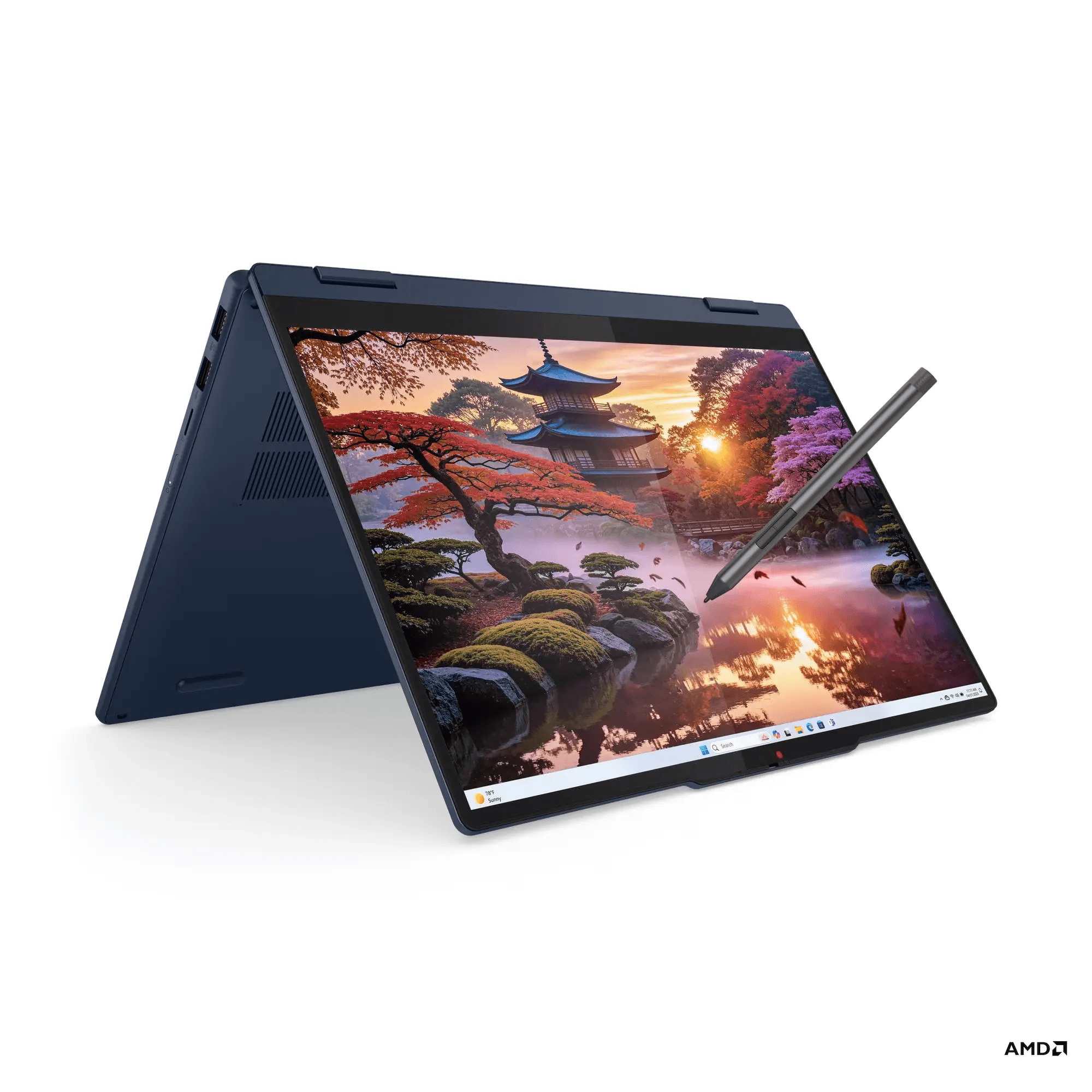 Lenovo IdeaPad 5 2-en-1 Gen 10 (14"AMD) con Lápiz Óptico Procesador AMD Ryzen™ AI 5 340 (2,00 GHz hasta 4,80 GHz)/Windows 11 Home 64/512 GB SSD M.2 22