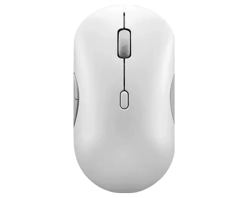 Lenovo Mouse silencioso inalámbrico multidispositivo Lenovo 700 (perla, sin batería) //