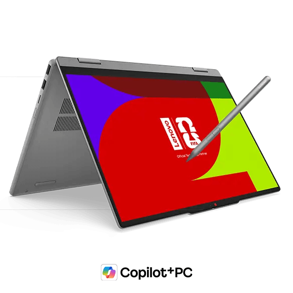 Lenovo IdeaPad 5a 2-en-1 Gen 11 (14" AMD) ¡Personalizable! Procesador AMD Ryzen™ AI 5 430 (2,00 GHz hasta 4,50 GHz)/Windows 11 Home idioma único 64/51