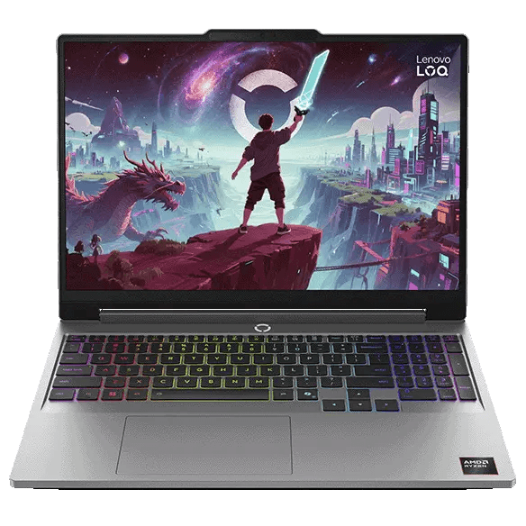 Lenovo LOQ Gen 11 (15" AMD) GeForce RTX™ Serie 50 ¡Personalizable! Procesador AMD Ryzen™ 7 250 (3,30 GHz hasta 5,10 GHz)/Windows 11 Home idioma único