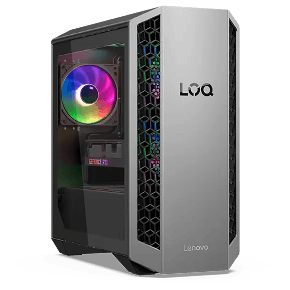 Lenovo LOQ Tower Gen 10 (26L AMD) ¡Personalizable! Procesador AMD Ryzen™ 7 8745HX (3,60 GHz hasta 5,10 GHz)/Windows 11 Home idioma único 64/1 TB SSD