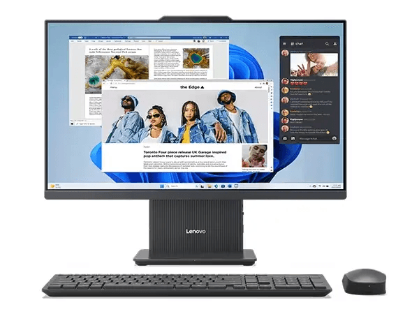 Lenovo IdeaCentre AIO i Gen 9 (27" Intel) con Teclado + Mouse inalámbrico Procesador Intel® Core™ i5-13420H de 13ᵃ Generación (núcleos E de hasta 3,40