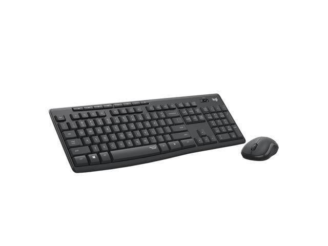 Logitech MK295 Wireless Mouse & Keyboard Combo with SilentTouch Technology, Full Numpad, Advanced Optical Tracking, Lag-Free Wireless, 90% Less...