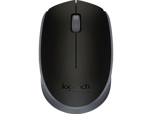Logitech M170 Wireless Mouse for PC, Mac, Laptop, 2.4 GHz with USB Mini Receiver, Optical Tracking, 12-Months Battery Life, Ambidextrous - Black