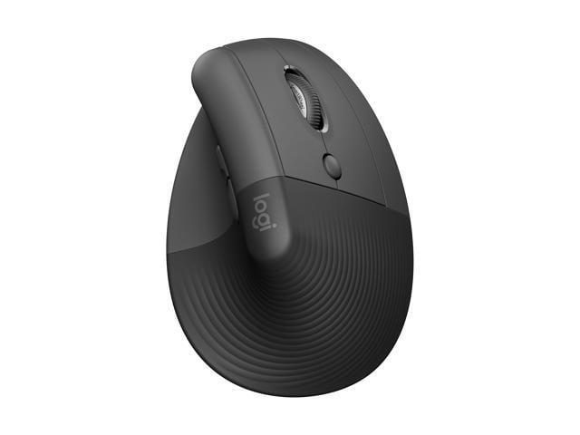 Logitech Lift Vertical Ergonomic Mouse, Wireless, Bluetooth or Logi Bolt USB receiver, Quiet clicks, 4 buttons, compatible with...