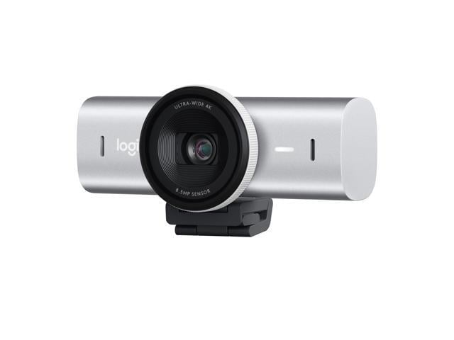 Logitech MX Brio Ultra HD 4K Collaboration and Streaming Webcam, 1080p at 60 FPS, Dual Noise Reducing Mics,Show Mode, USB-C, Webcam Cover, Works...