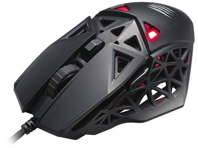 Mad Catz M. O.J. O. M1 MM04DCINBL00 Black Wired PMW 3360 Lightweight Gaming Mouse