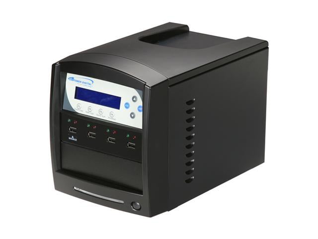 VINPOWER Black 1 to 3 USBShark USB Flash Pen Drive Tower Duplicator Model USBShark-3T-BK