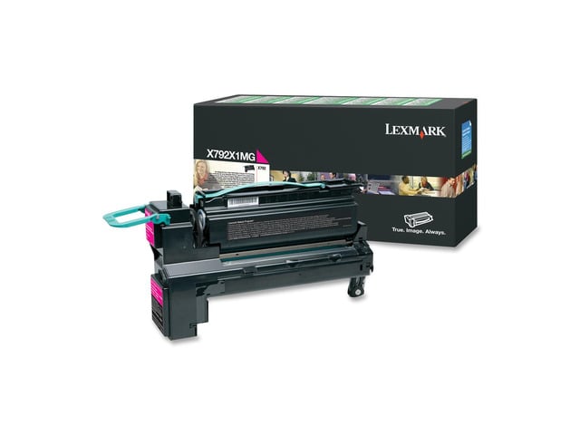 Lexmark X792X1MG Extra High Yield Return Program Toner Cartridge - Magenta