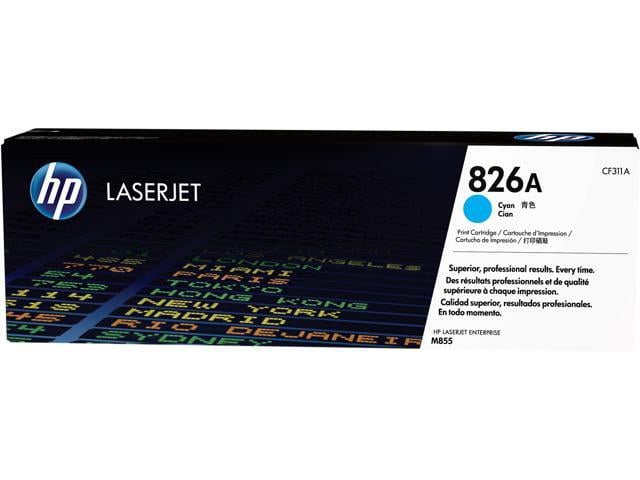 HP 826A LaserJet Toner Cartridge - Cyan