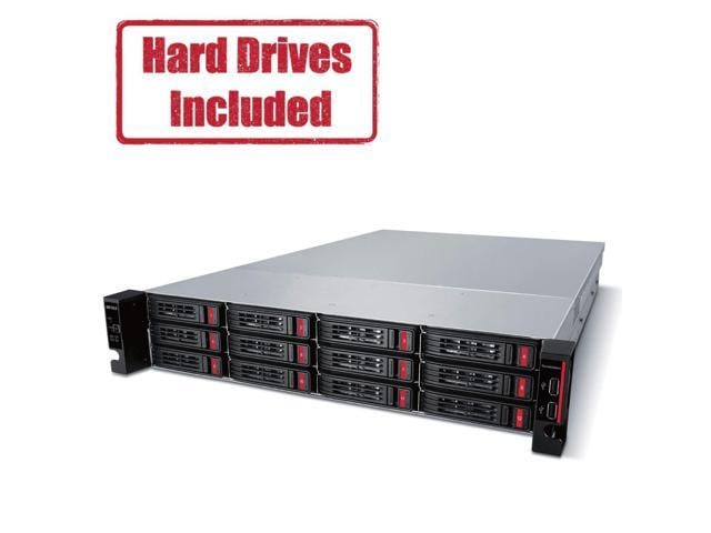 BUFFALO TeraStation 51220 12-Bay 96TB (12x8TB) Business Rackmount NAS Storage Hard Drives Included