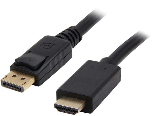 Kaybles DP-HDMI-10-2P DP to HDMI Cable 10 ft. (2 Pack), Gold Plated DisplayPort to HDMI Cable 1080p Full HD for PCs to HDTV, Monitor, Projector...