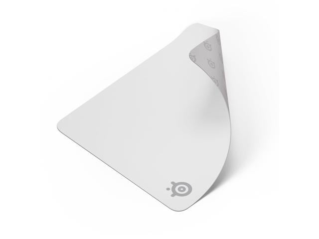 SteelSeries QcK Cloth Gaming Mouse Pad - Exclusive Micro-Woven Surface, Optimized for Gaming Sensors, Maximum Control - Size L - White