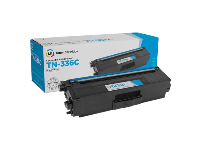 Brother LD Products Compatible Toner Cartridge Replacement for Brother TN336C High Yield (Cyan)