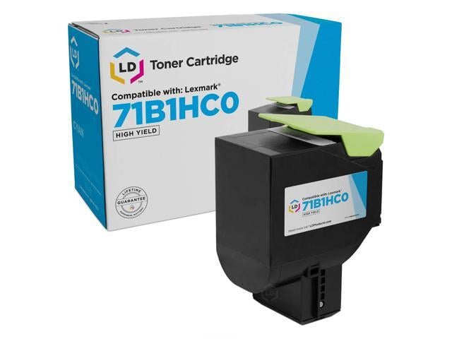 LD Products Compatible Toner Cartridge Replacement for Lexmark 71B1HC0 High Yield (Single Cyan) Compatible with the following printer models...