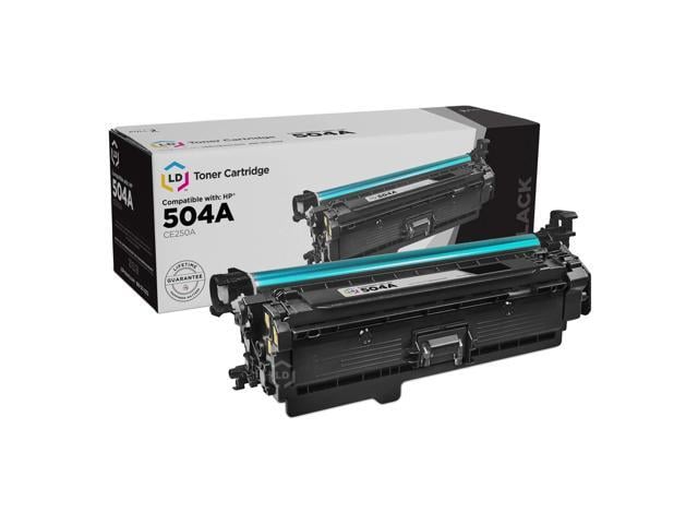 HP LD CE250A 504A Black Laser Toner Cartridge for HP CP3525dn CP3525n CP3530 CP3525