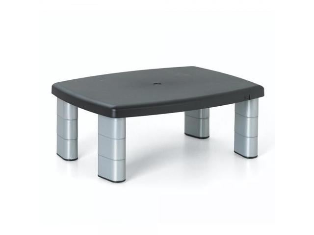 3M Adjustable Monitor Stand, Three Leg Segments Simply Adjust Height From 1' to 5 7/8', Sturdy Platform Holds Up to 80 lbs, 11-inch Space Between...