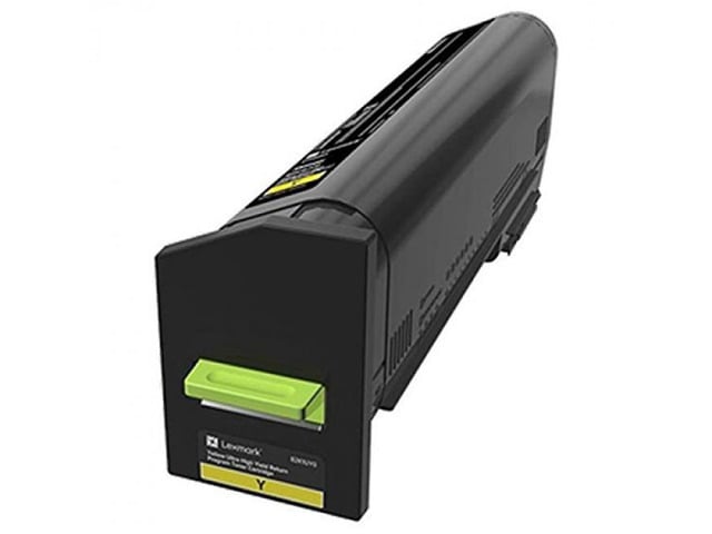 Lexmark 82K0UYG CX860 Ultra High Yield Yellow Return Program Toner Cartridge for US Government (55 000 Yield) (TAA Compliant Version of 82K1UY0)