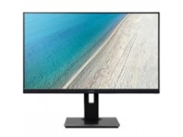Acer B277U 27' WQHD 2560 x 1440 2K 75Hz 4ms (GTG) 2xHDMI DisplayPort AMD FreeSync USB 3.0 Hub Built-in Speakers Backlit LED IPS Monitor