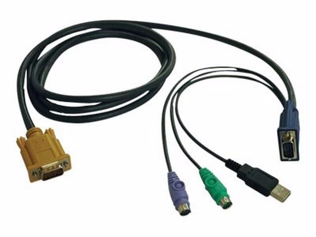 TRIPP LITE 6FT USB / PS2 CABLE KIT FOR KVM SWITCHES B020-U08 / U16 & B022-U16 6' - KEYBOARD / VIDEO / MOUSE (KVM) CABLE - 6 FT-P778-006