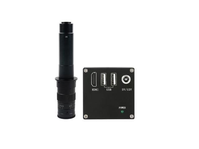 2MP 1/2.8' 1080P 60F/S HDMI Industrial Video Microscope Camera & 300X C-Mount Lens For Phone Tablet PC PCB IC Observe Soldering