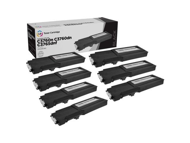 Dell LD 7PK 331-8429 W8D60 Black Laser Toner Cartridge for Dell C3760n C3760dn C3765d