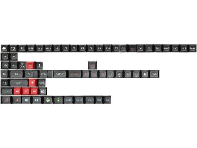 DROP + Matt3o MT3 Susuwatari Custom Keycap Set, ABS Hi-Profile Keycaps, Doubleshot Legends, Cherry MX Compatible Extras for Mechanical Keyboards...