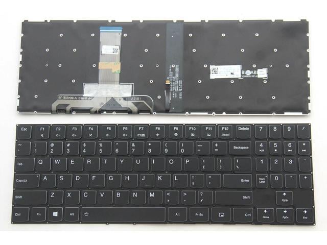 Lenovo New US Black English Backlit Laptop Keyboard (without palmrest) Replacement for Lenovo Legion Y540-15IRH Y7000-2019 Y540-17IRH Light Backlight