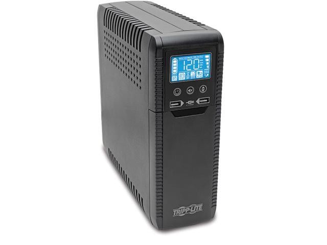 Tripp Lite 1000 VA 600 Watts ECO-Friendly UPS Battery Backup, AVR Protection, LCD Display, Line-Interactive, 8 Outlets and 2 USB Charging Ports,...