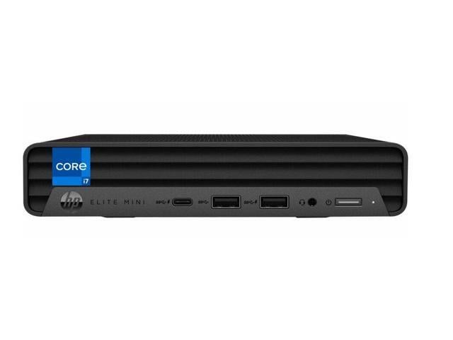 HP Elitedesk 800 G9 Mini Desktop Computer, Intel Core i7-12700T, 64GB RAM, 1TB NVMe SSD, 3- Monitor Support 4K, HDMI, Display Port, USB Type-C,...