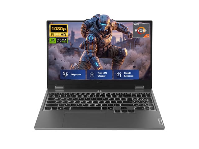 Lenovo LOQ 15.6' Gaming Laptop, FHD 144Hz Display, GeForce RTX 4050, AMD Ryzen 5 7235HS, 64GB DDR5 RAM, 1TB SSD, Lenovo AI Engine+, Backlit...